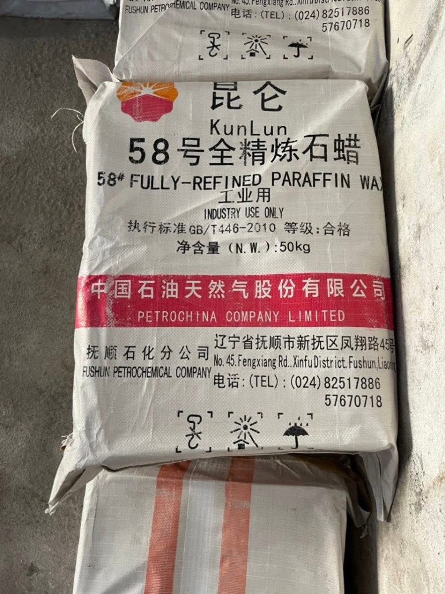 Sáp Paraffin Wax Kunlun 58 Nhập Khẩu – Giải Pháp Phủ Bề Mặt Hiệu Quả Cho Công Nghiệp