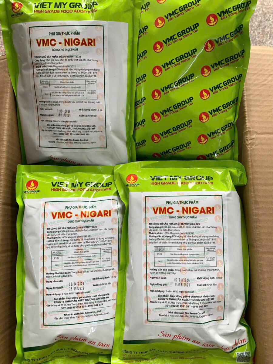 VMC-NIGARI /Muối Chua giúp đông tụ nhanh – Phụ Gia Việt Mỹ - Ảnh 3