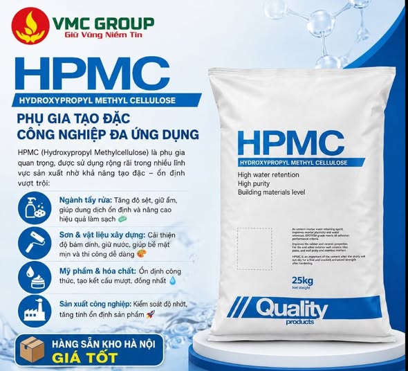 HPMC – PHỤ GIA TẠO ĐẶC ĐA NĂNG | GIẢI PHÁP CHO NGÀNH XÂY DỰNG & CÔNG NGHIỆP - Ảnh 2