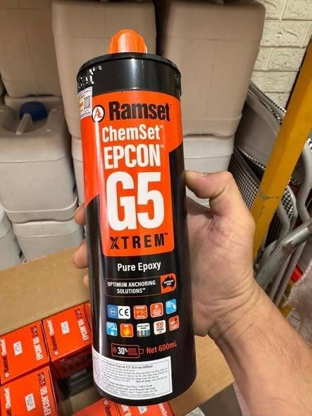 Keo Ramset Epcon G5 Pro / Keo Epoxy Cấy Thép - Ảnh 2