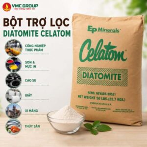 BỘT TRỢ LỌC DIATOMITE CELATOM THỰC PHẨM