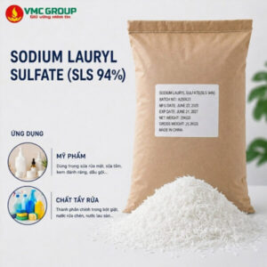 Sodium Lauryl Sulfate, Sodium dodecyl sulfate (SDS), Natri Laurilsulfate, SLS, SLS Trung Quốc, Chất tạo bọt…