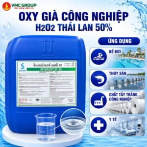 OXY GIÀ – H2O2 – HYDROGEN PEROXIDE CÔNG NGHIỆP THÁI LAN 50%