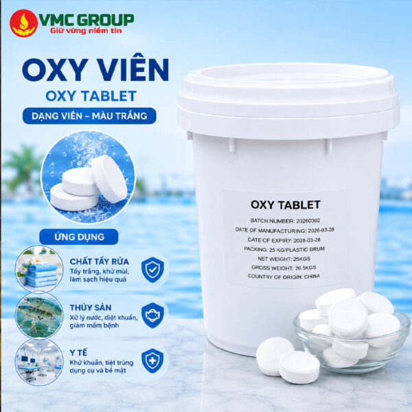 Oxy viên, oxy viên Trung Quốc, oxy nguyên liệu, Sodium Percarbonate, Natri percarbonate…