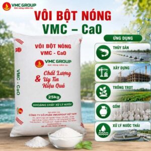 VÔI BỘT NÓNG VMC – CAO (CANXI OXIT)