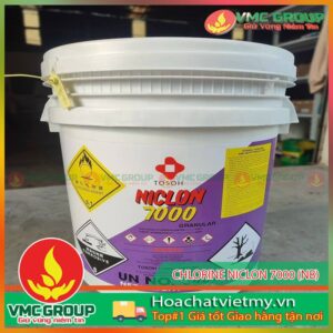 Chlorine, Clorin, Calcium hypochlorite, Chlorine Niclon 7000, Chlorine Nhật Bản…