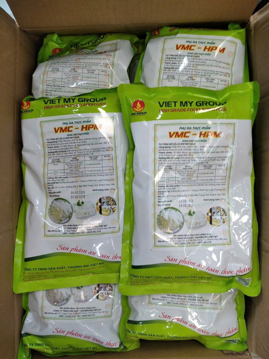 VMC HPM – PHỤ GIA TẠO TƠI XỐP CHO BÚN MÌ PHỞ BÁNH