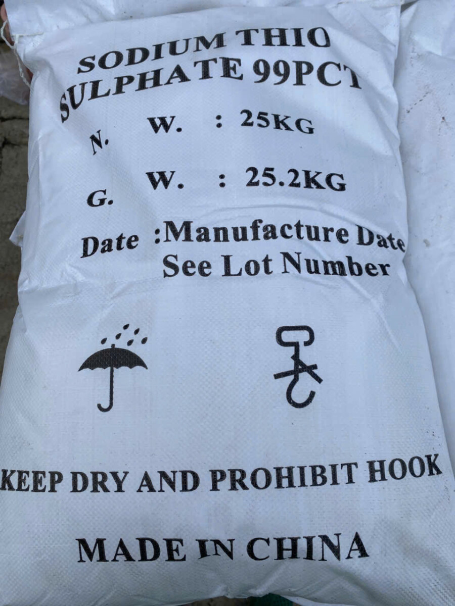 SODIUM THIOSULFATE DÙNG TRONG THỦY SẢN