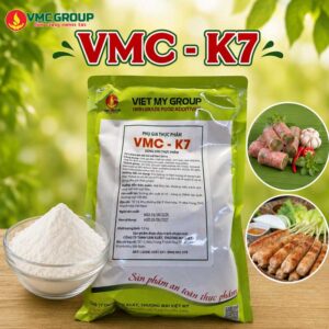 PHỤ GIA TẠO GIÒN DAI CHO GIÒ CHẢ VMC K7